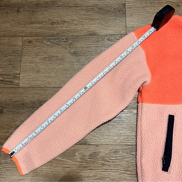 The North Face Women's Cragmont Coral Sunrise and Pink Button Up Fleece Jacket M - Picture 10 of 16